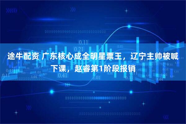 途牛配资 广东核心成全明星票王，辽宁主帅被喊下课，赵睿第1阶段报销